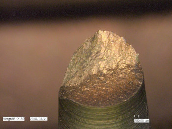 Bild von einer Materialprobe